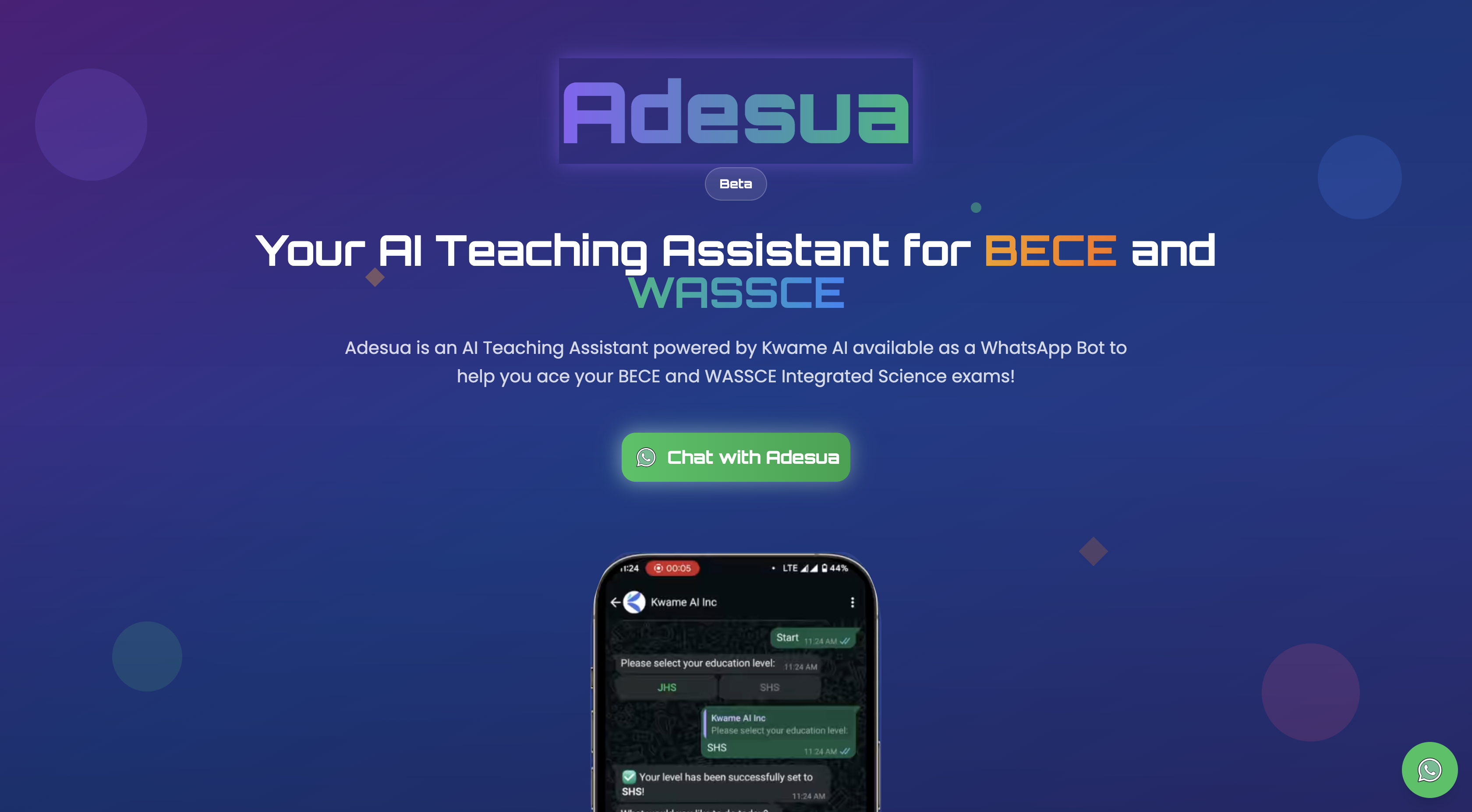 An image of the Adesua project.